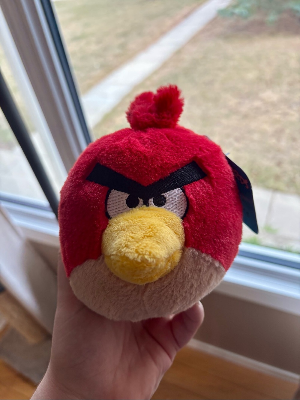 Red Angry Bird Plush - Yellow Beak